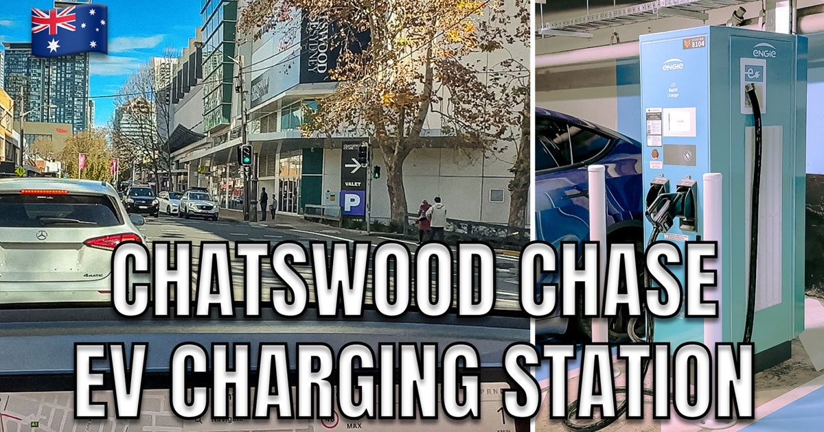 2023 Tesla Model Y EV DC Fast Charging Station at Chatswood Chase